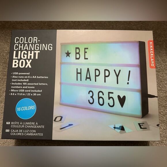 Color- Changing Light Box - Picture 1 of 2
